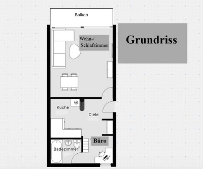 helle 1,5 Zimmerwohnung in Neukirchen-Vluyn (Ortsteil Vluyn)