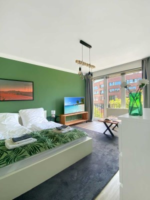 Helle, möblierte 2-Zimmer-Wohnung mit zwei Balkonen, WG-geeignet, Hannover-Vahrenwald