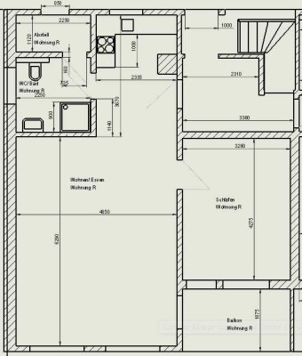 Neu renovierte 2-Zimmer-Erdgeschosswohnung mit Balkon in Kupferzell