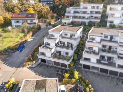 Charmante 4-Zimmer-Terrassenwohnung mit Garage und herrlichem Ausblick in Plüderhausen