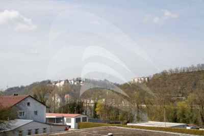 Helles Apartment mit Balkon und Küche