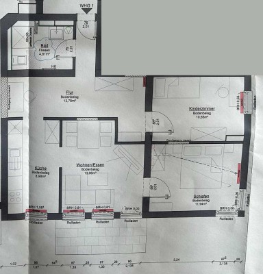 Vollsanierte 3,5-Zimmer Wohnung mit Terrasse in Weinstadt
