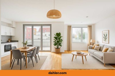 Energieeffiziente Neubau-Maisonettewohnung mit Terrasse