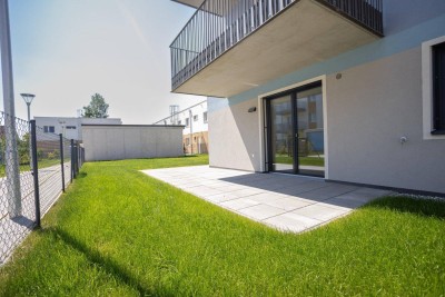 ERSTBEZUG "ein viertel grün" in Wr. Neustadt - einzigartige 3- Zimmer Gartenwohnung in zentraler Lage mit Tiefgaragenstellplatz - provisionsfrei
