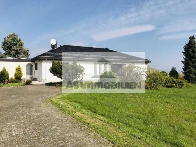 AS IMMOBILIEN: Bungalow fitted kitchen 4x parking garage fenced yard Klein-Winternheim 21min to Clay