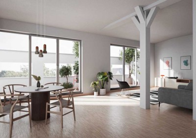 VERKAUFT - Sonnige 3-R-WE mit großem Balkon