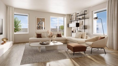 „Village im Dritten – PARK HOMES“ Provisionsfreies Maisonette-Townhouse mit Eigengarten (Erstbezug!)
