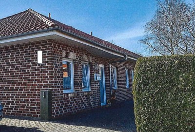 Attraktive 2-Zimmer-Wohnung mit Terrasse in Saterland im Reihenendbungalow
