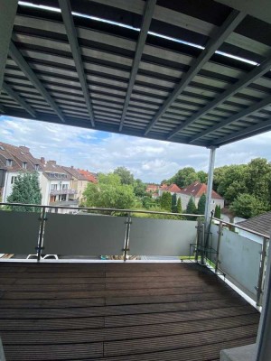 Teilmöblierte 2-Zimmerwohnung: Einbauküche, Schlafcouch, Wohnzimmtertisch, Bett, Schlafzimmerschrank