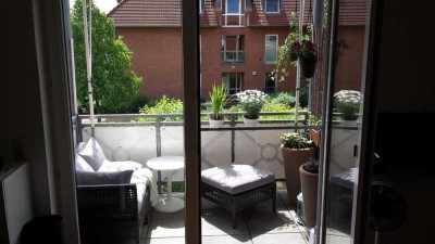 Geschmackvolle 3-Zimmer-Wohnung mit Balkon und Einbauküche in Bardowick