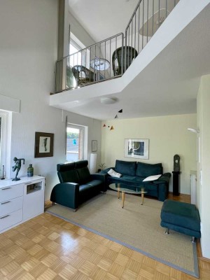 Außergewöhnliche  Maisonette-Wohnung mit Blick in Grüne