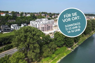 Willkommen in Mainz-Weisenau - 2-Zimmer-Wohnung mit hochwertiger Ausstattung + Loggia