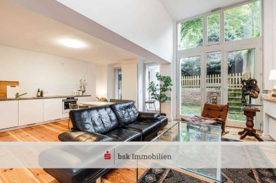 Luxuriöse 6-Zimmer-Souterrainwohnung mit Terrasse und Garten