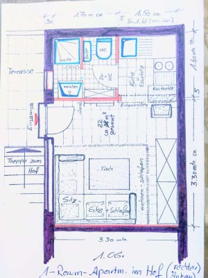 1 Zimmer Apartment in Püttlingen