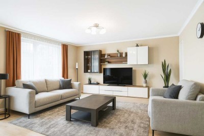 Modernisierte 4-Zimmer-Wohnung mit Balkon, Garten + zusätzlichem Dachgeschoss 82m² zur individuellen