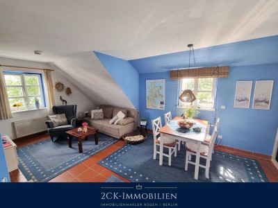 Ferienidyll auf Rügen: sehr gemütlich eingerichtete 2 Zimmer Ferienwohnung am Bakenberg in Dranske