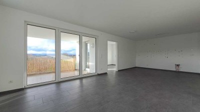 Neuwertige 3 Zimmer Wohnung mit tollem Blick ins Tal in Neibsheim zu vermieten !