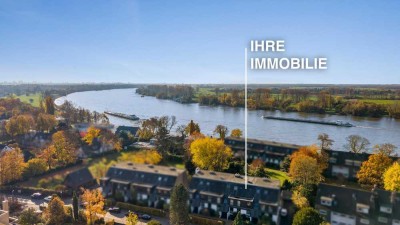 Wohnen am Rheinufer! Außergewöhnliche Maisonette-Wohnung!