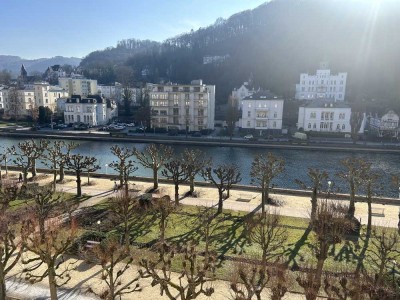 Barrierefreie 2-Zi-Whg. im Russischen Hof mit Blick zur Lahn von allen Zimmern