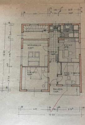 Helle 3-Zimmer Wohnung mit separater Küche/Esszimmer und Balkon