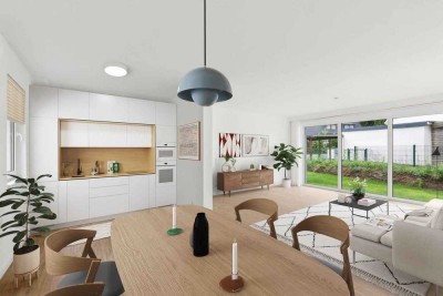 Exklusive Erdgeschosswohnung mit 2 Bädern & Terrasse – Neubau 2025 in Hamburg-Harburg
