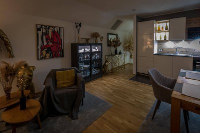 Rooftop, ganz oben, uneinsehbare, Dachgeschosswohnung