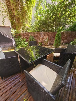 Ruhige Innnenhof Wohnung mit schönen Garten und Terrasse