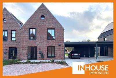 Großzügige und exklusive Neubau-DHH in zentraler Siedlungssage von Leer zu vermieten!