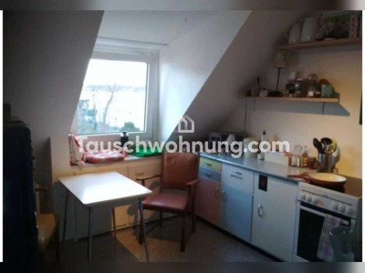 Tauschwohnung: Gemütliche Dachgeschosswohnungen gegen Wohnung mit Balkon