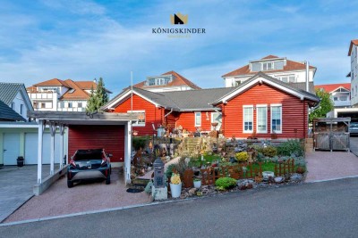 Skandinavisches Blockhaus in ökologischer Bauweise