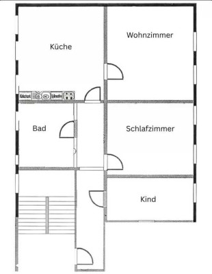 Helle 3-Zimmer-Wohnung im 3. OG – Perfekt für Familien oder WG`s