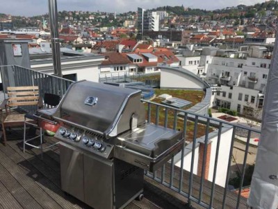 Luxuriöse Maisonette-Wohnung mit Dachterrasse im Herzen der Stadt