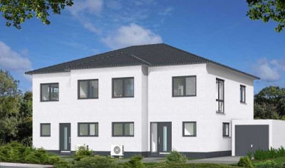 Bezugsfertige Neubau-Doppelhaushälfte in massiver Bauweise – Ihr neues Zuhause zum Wohlfühlen!