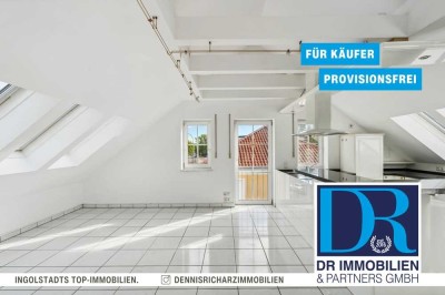 Helle 4-Zi-Whg über das gesamte DG! Mit Südbalkon und Einzelgarage