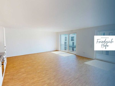 Komfortable 3-Zimmer-Neubauwohnung mit großem BALKON und EBK im Neubauquartier "Großherzog Friedr...