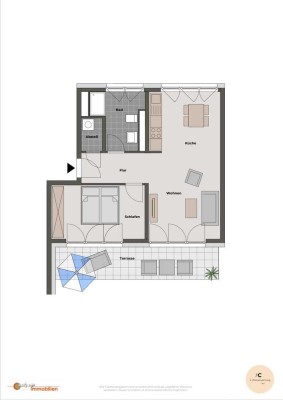 Wohnen in Langen - 2-Zimmer-Wohnung mit Balkon