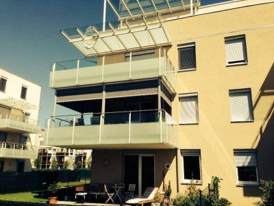 Moderne 2-Zimmer-Wohnung mit großem Balkon und Tiefgaragenplatz