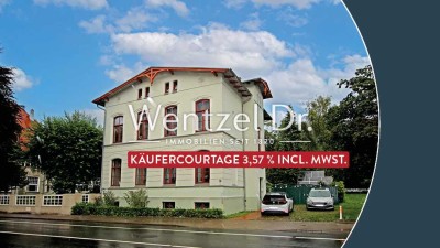 Denkmalgeschützte sanierte Villa mit zwei tollen Wohnungen im Herzen der Hansestadt Rostock !