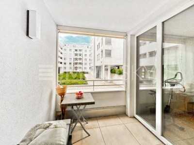 Schluss mit der Parkplatzsuche - Top geschnitten mit Loggia und Garage