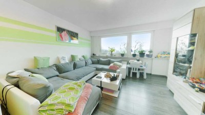 Helle, gemütliche Wohnung mit Platz für die Familie – und einem Ausblick, der bleibt!