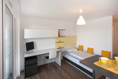 Möblierte Komfort-Apartments mit Balkon im "AAL INN" - NUR für 1 Person