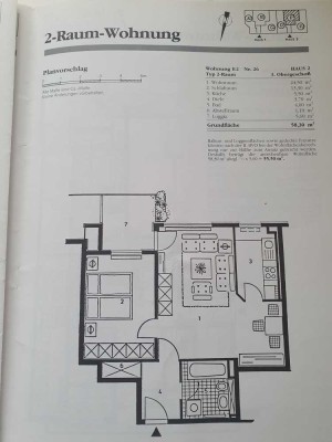 Ansprechende und gepflegte 2-Zimmer-Wohnung in Hilden