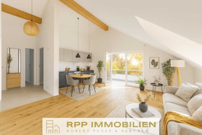 Für Sonnenanbeter: 2-Zimmer-Neubauwohnung mit großer Dachterrasse - Bezugsfertig Sommer 2025