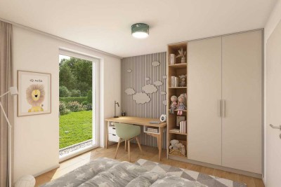 Wohnung statt Haus? Familienfreundliche 4-Zimmer-Wohnung mit Garten W16
