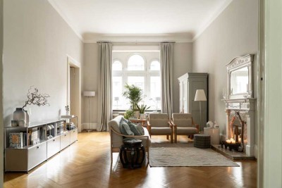 Elegante Maisonette-Bel Etage mit "Haus-im-Haus"-Charakter und englisch angelegtem Garten