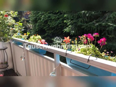 Tauschwohnung: Zentrale Lage mit Balkon und Blick ins Grüne