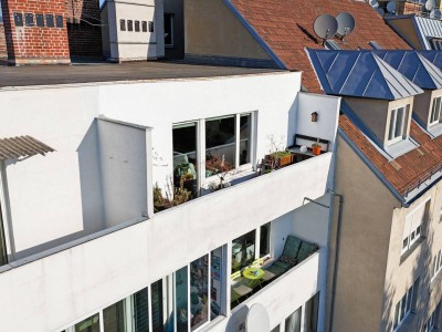 Reizendes Dachgeschoß-Juwel: zwei Terrassen und Kahlenbergblick in Floridsdorf