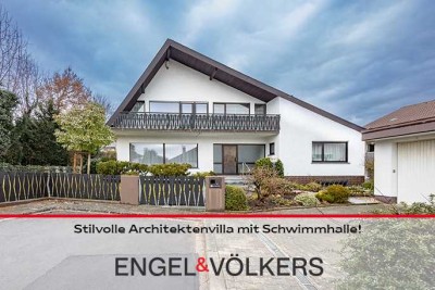 Bestlage von Grünstadt: Stilvolle Architektenvilla mit Schwimmhalle!