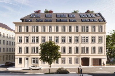 Rose Nine: Helle 2 Zi Altbauwohnung im Erstbezug