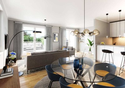 Neubau - KFW 40 (QNG) / Ideale Pärchenwohnung